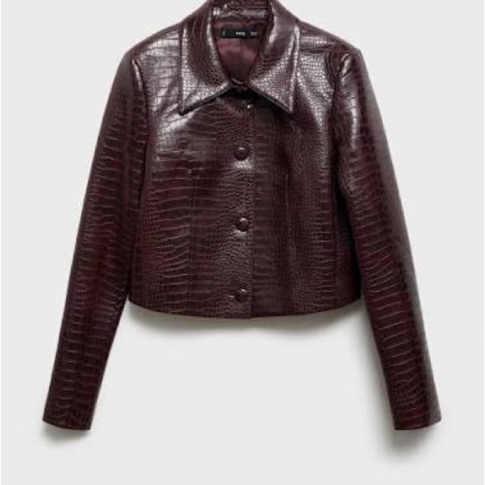 Mango Croc Jacket